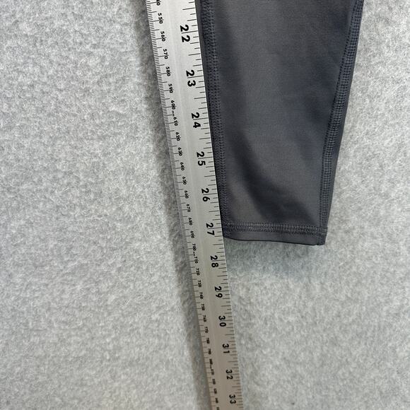 ALO Vitality Mesh Leggings Womens Size Small Slate Gray Pull On Yoga Performance - Picture 10 of 10